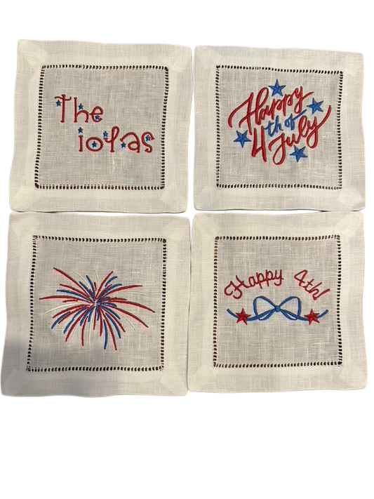 4th of July Cocktail Napkins